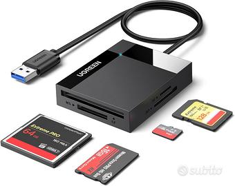 UGREEN USB 3.0 Lettore Schede SD TF CF MS Card Rea
