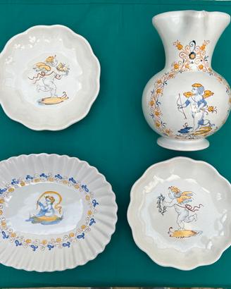 SET 4 MAIOLICHE - CERAMICA FAENZA