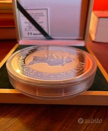 Moneta Australian Kookaburra - 1 Kg Argento 999