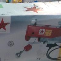 ARGANO/PARANCO Elettrico NUOVO 400kg con Asta