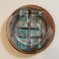 Piatto Artistico Ceramica Astratto Moderno