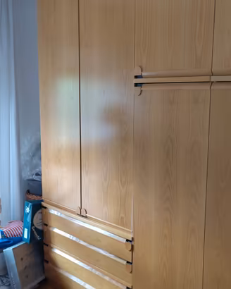 Armadio da camera in legno  di frassino