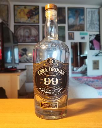 Ezra Brooks 99 Bourbon Whiskey - VUOTA 