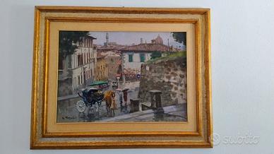 G. Marsili - Veduta di Firenze da Porta S. Niccolò
