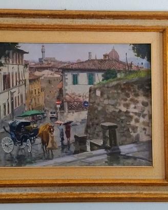 G. Marsili - Veduta di Firenze da Porta S. Niccolò