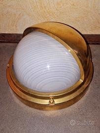 Applique/Plafoniera Maró visa 60 watt in ottone.