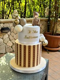 Torta battesimo Orsetto 167