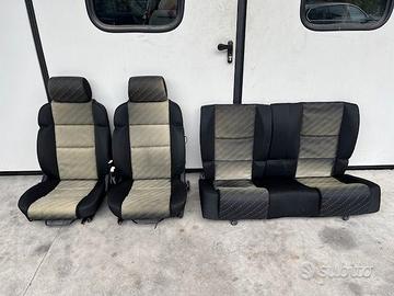 Sedili Fiat Coupe 1995 nero/verde chiaro