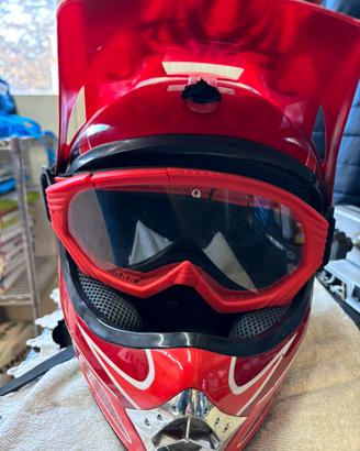 Casco moto cross quad