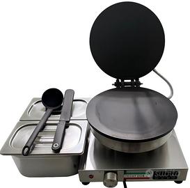 Piastra crepes +carrello