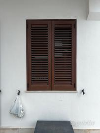 Finestra pvc con perziana in alluminio