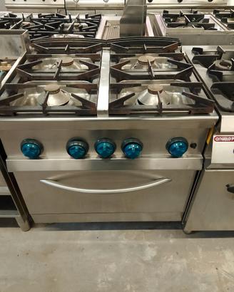 Cucina 4 fuochi con forno