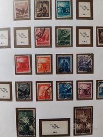  Collezione francobolli repubblica italiana