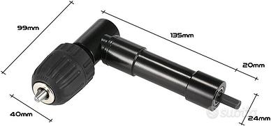 Mandrino per trapano ad angolo retto