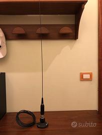Antenna CB 27 MHz con base magnetica – 110 cm