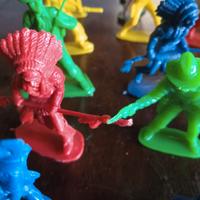 soldatini Indiani e cowboy anni 80