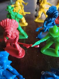 soldatini Indiani e cowboy anni 80