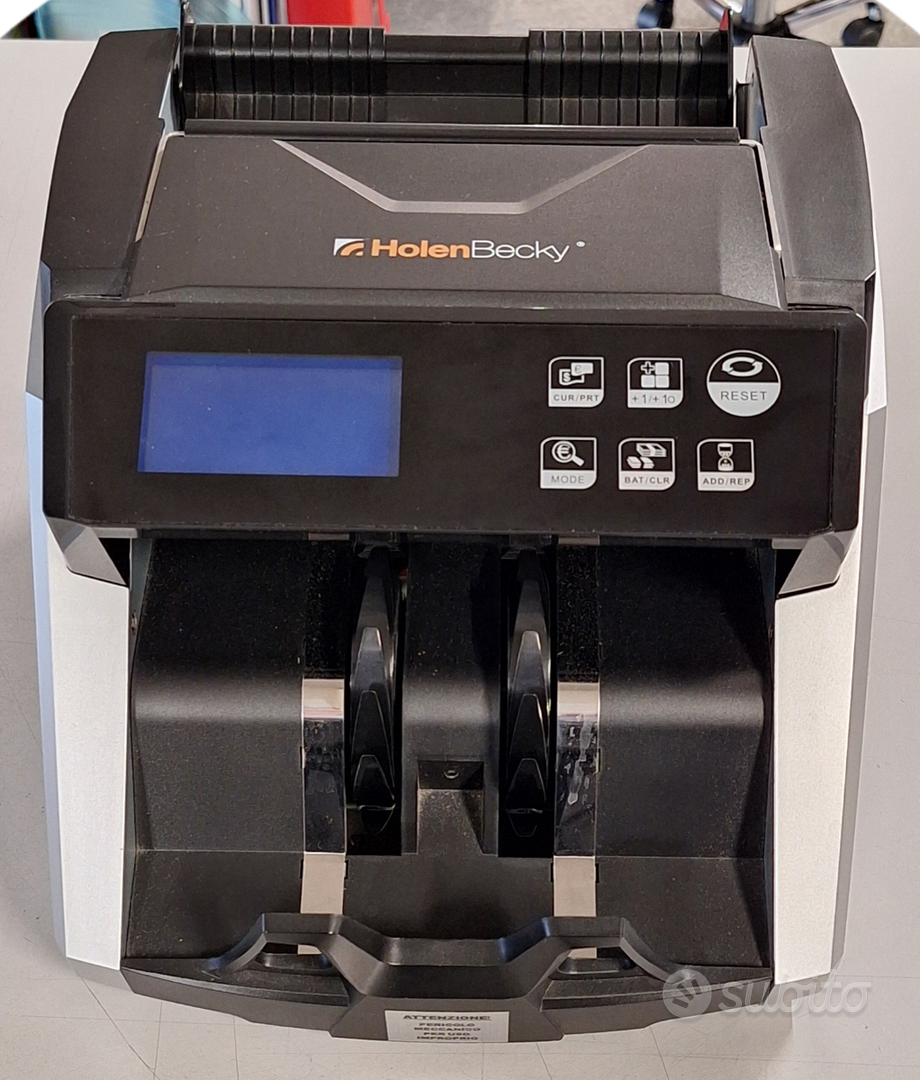 Bonvoisin Conta Banconote Professionale - 1500 Pezzi/min, Rilevamento Falsi UV/IR/MG/MT, Display TFT E Esterno, Funzione Batch & ADD