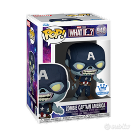 FUNKO POP! 948 ZOMBIE CAPTAIN AMERICA MARVEL NUOVO