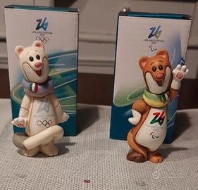 Thun Tino e Mila mascotte olimpiadi invernali 