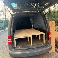modulo letto a pettine per van