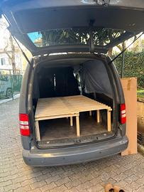 modulo letto a pettine per van