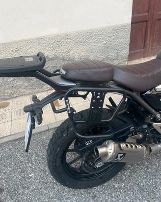 Supporto borse e bauletto per Triumph 400