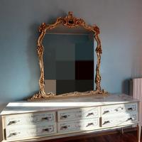 Mobile Vintage Stile Luigi XV con Grande Specchier
