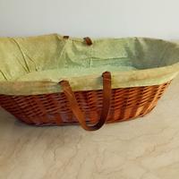 cesta in vimini per neonati