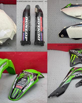 KIT PLASTICHE KAWASAKI KXF 450 2012 2015 KX-F 2013