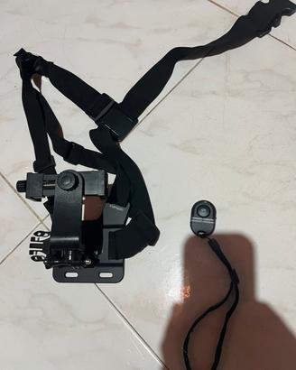 Cinturino pettorale per cellulare action cam