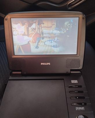 Lettore DVD Portatile Philips con cavo auto