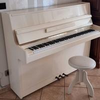 Pianoforte verticale Furstein bianco