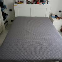 Letto contenitore 140×200 Ikea Brimnes + testiera