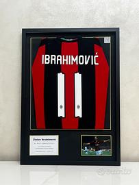 Maglia Milan Ibrahimovic Iincorniciata