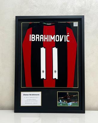 Maglia Milan Ibrahimovic Iincorniciata