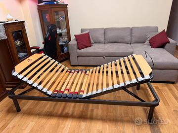 Rete singola Permaflex regolabile 80x190 35h