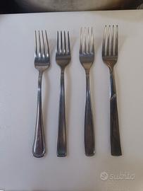 forchette e coltelli inox