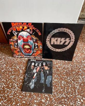 Lotto tour book e rivista Kiss Inglese