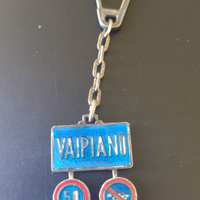 Porta chiavi in argento segnaletiche anni 1940