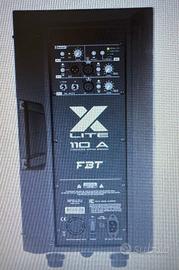 Cassa acustica FBT 110 a X lite con custodia FBT