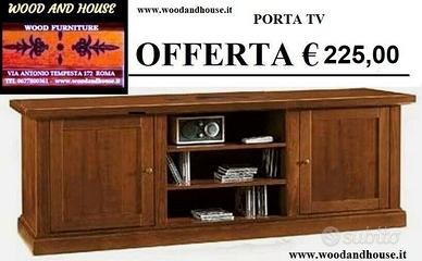 PORTA TV LEGNO NOCE