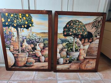 2 quadri in legno