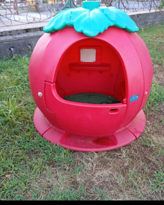 Casetta+scivolo bambini 