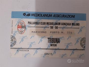 biglietto stadio volley