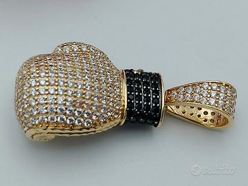 GUANTONE ORO BRILLANTI NERI E BIANCHI