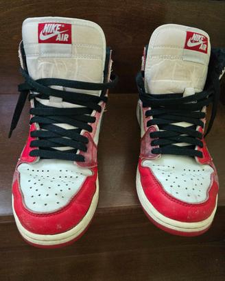 Nike Air Jordan 1 High OG Bubble Gum TG 41 con sca