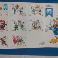 francobolli 85 anni di Paperino 