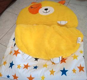 sacco a pelo + giochi bambina 