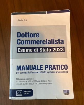 Dottore Commercialista - Esame di stato 2023